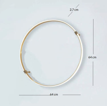 Plaf/applique tonda diam.640 38,4W gold-WW-distan.mm70